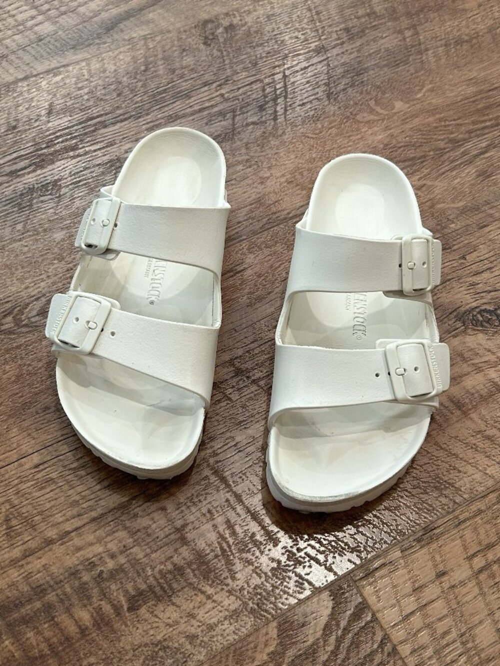 Birkenstock Arizona Eva Slide Sandals Eggshell Size 40